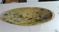 Rare Antique Wooden Bowl with handles