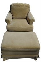 Henredon Lounge Chair & Ottoman 2