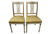 2- Antique Italian Directoire Chairs