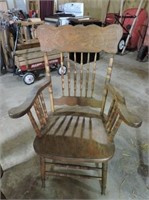 Antique Press back Arm Chair