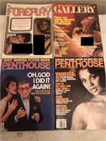 4 Vintage Adult Magazines