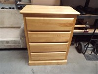 Light Brown 4 drawer dresser