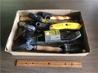 Flat of Tools - Allen Wrenches, Box Cutters, Etc