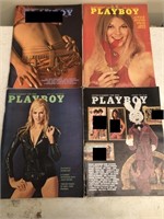 4 1971 Playboy Magazines