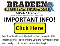 Auction Will Begin @ 10:30AM - Tues, March 19