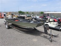 2013 15' Bass Tracker Boat and Trailer