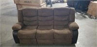 Couch Recliner - Microfiber - Brown