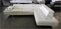 Modern Sectional Couch - White