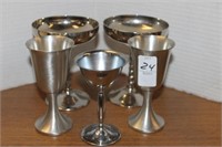 SILVER GOBLETS