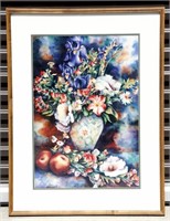Spring Bouquet Still Life Print by Sissi Janku