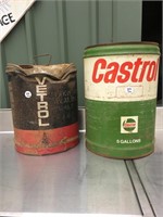 Veedol & Castrol drums