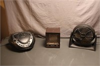 Desktop Fan, Heater & Radio