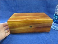 old "lane" cedar hankie box (bennett furniture)