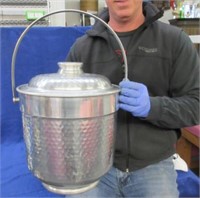 extra-large aluminum ice bucket (made in italy)