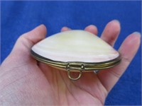 vintage shell compact