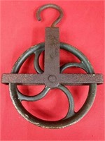 Antique Industrial Pulley