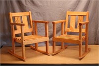 Doll Furniture - Matching Rocking Chairs