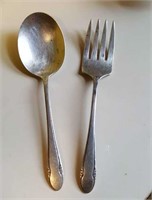 Sterling silver child's spoon and fork