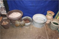 Flower Pots and Wash Tubs