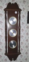 Airguide barometer thermometer in wood frame