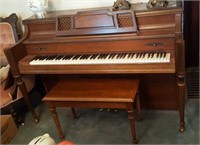 Story Clark piano and bench
