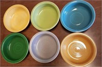 Fiesta Ware cereal bowls - 6