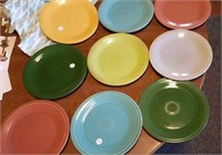Fiesta Ware dinner plates, 9.5" diameter
