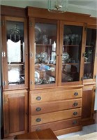 Homer Sampler Cherry China Display Cabinet