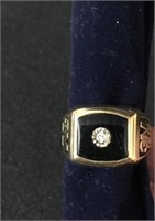 Men's 10K Gold 3M Commemorative Ring