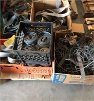 PALLET LOT: STRAPS, CONTAINER LOCKS