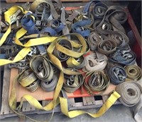 PALLET LOT OF CHANNEL STRAPS