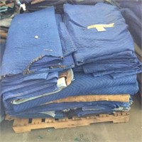 PALLET +/- 36 PCS OF PACKING BLANKETS