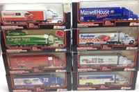 8 RACING CHAMPIONS 1:64 SCALE DIE CAST TRANSPOTERS