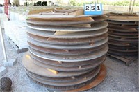 5' Round Wooden Folding Tables