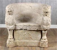 Marble Chair Circa 1900