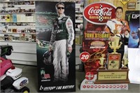 FOUR RACING CARDBOARD CUTOUTS, JEFF GORDON, KEN