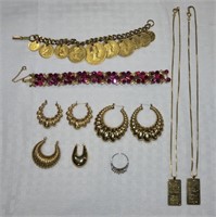11 Pieces - Trafari Bracelet / Coin Bangle