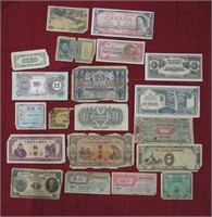19 Piece Misc. World Currency - Japanese,