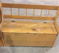 Storage bench 41 inches wide 29 inches tall 15