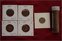 55 Coins - Indian Head Penny, 1900 / Indian Head