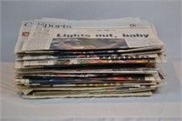 LOT OF VARIOUS RACING RELATED NEWSPAPERS AND