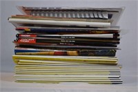 LOT OF RACING AND SPORTS MAGAZINES, MEDIA KITS,