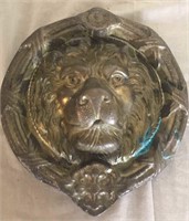 Brass Lion Head door knocker
