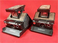Two Vintage SX-70 Land Cameras