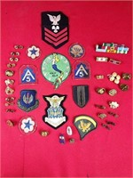 Miscellaneous Military Patches & Pins Lot