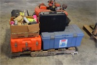 PALLET CONTAINING DIVE COMM EQUIPMENT,DIVING MASKS