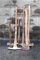 Pickaxes, Axes & Sledgehammer