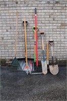 Gardening Tools - Shovels, Rakes, Pitchforks, Axes