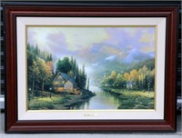 Simpler Times by Thomas Kinkade Framed Canvas
