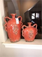 Two Painted Ceramic Jugs